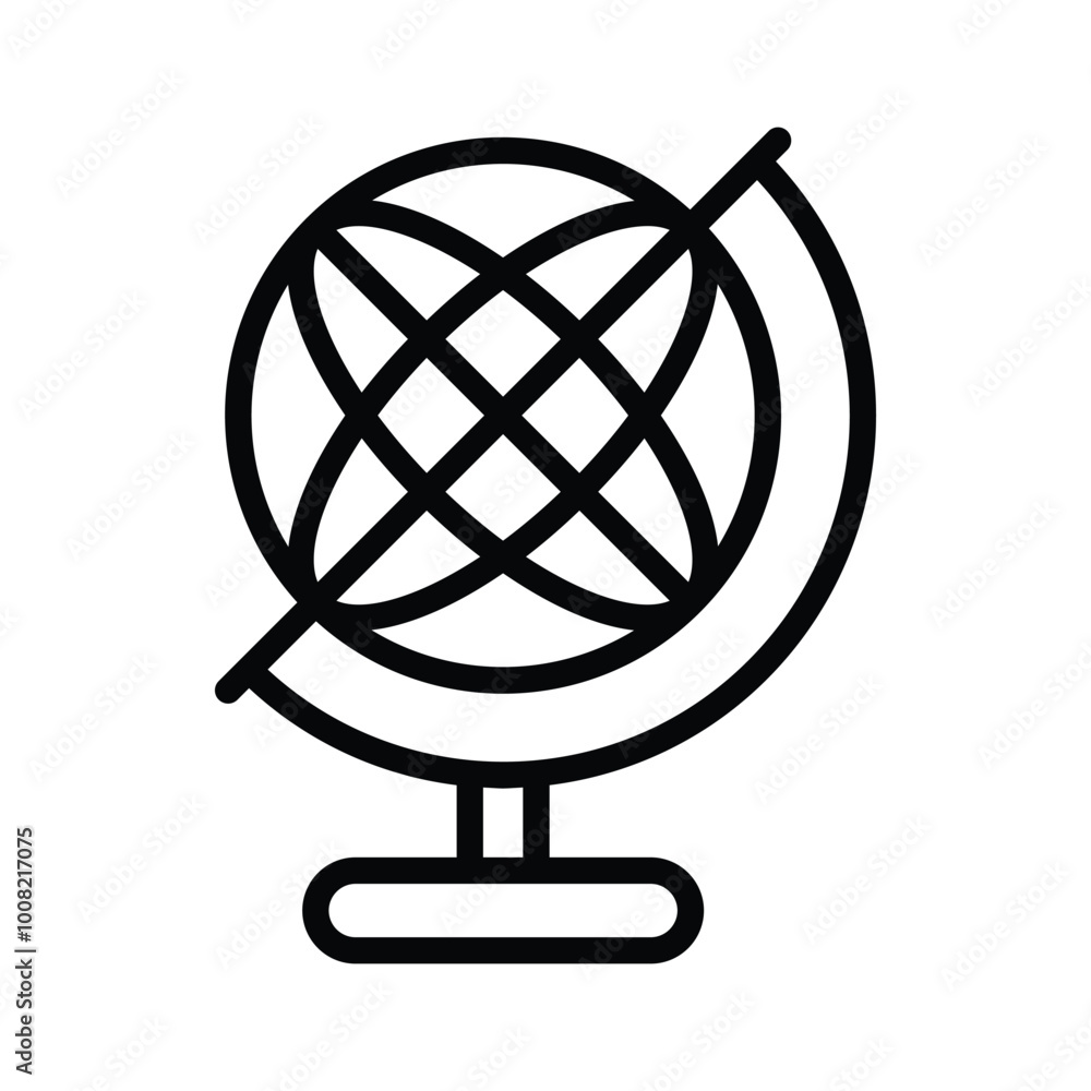 A globe symbolizing geography, world knowledge, and global connections A globe symbolizing geography, world knowledge, and global connections