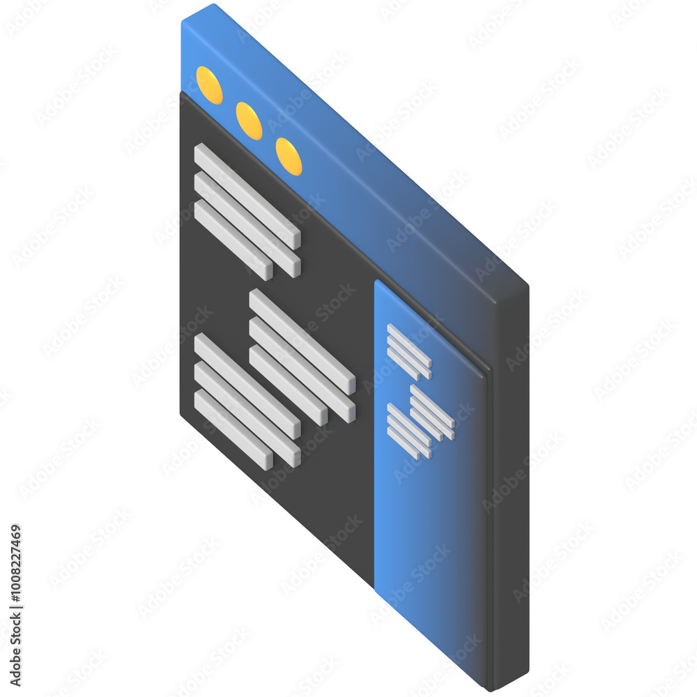 Web coding programmer isometric style Web coding programmer isometric style