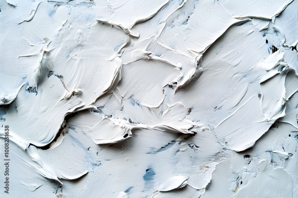 Abstract white paint texture with smooth, layered strokes. Abstract white paint texture with smooth, layered strokes.