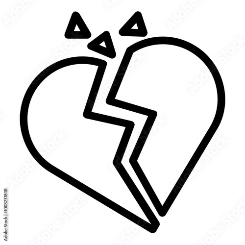 broken heart icon