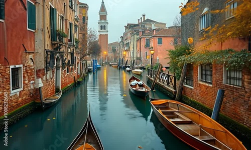 Serene Gondola Ride in Venice