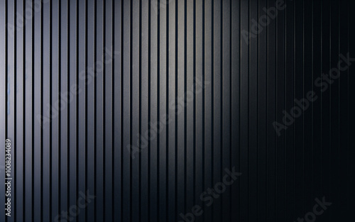 Vertical lines on a dark metal sheet, metallic texture.