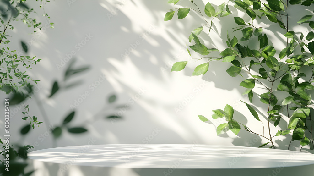 3d podium copy space product display cosmetic background tree and leaves,White podium stage or product presentation with palm leaves and white wall
3d podium copy space product display cosmetic background tree and leaves,White podium stage or product presentation with palm leaves and white wall