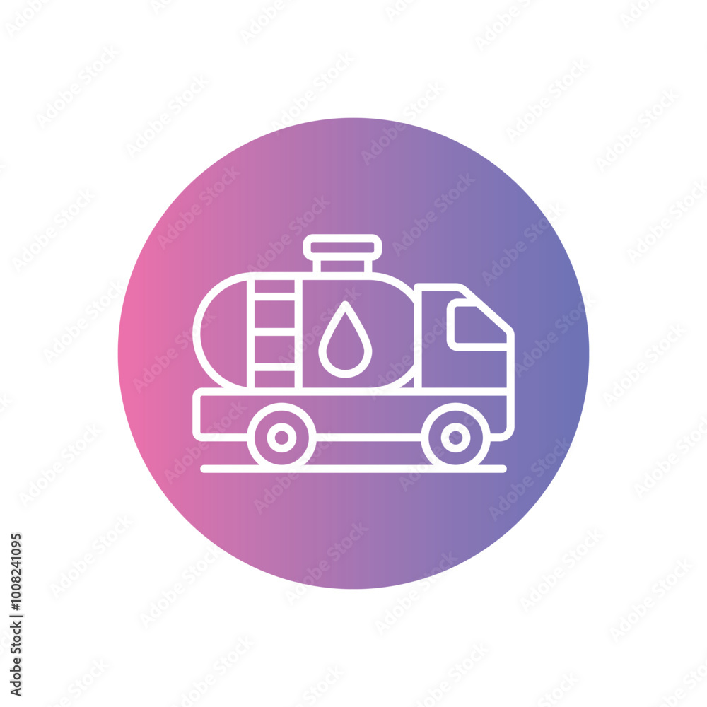 Tanker icon vector stock illustration Tanker icon vector stock illustration