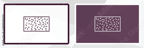 straw bale outline icon. Linear vector from farming and gardening concept. Thin line white and black straw bale icon isolated on white and dark background