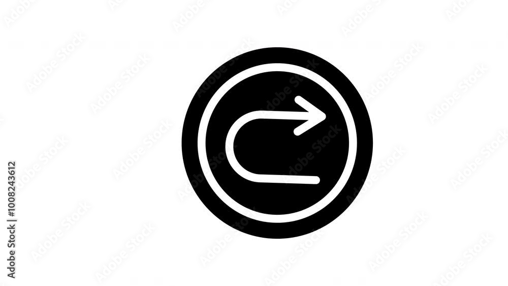 Cancel option arrow curved left in blue circle with yellow arc suitable for business, technology, communication, directional concepts in graphic design.
Cancel option arrow curved left in blue circle with yellow arc suitable for business, technology, communication, directional concepts in graphic design.