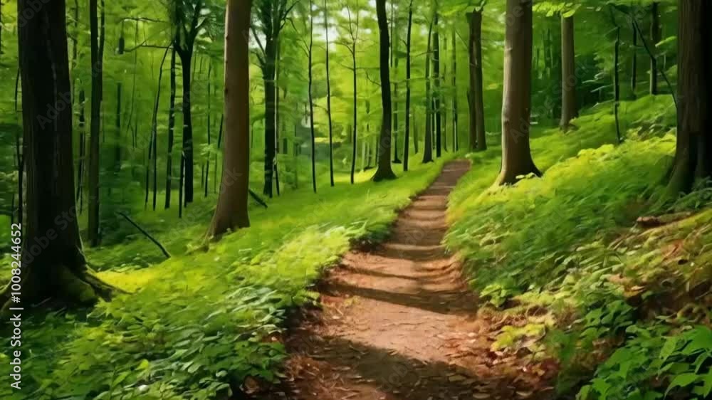 Serene Forest Trails: Nature's Pathway