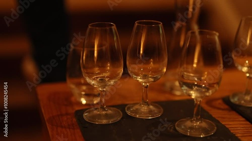 Wallpaper Mural Empty Whiskey Glasses at Glengoyne Distillery Torontodigital.ca