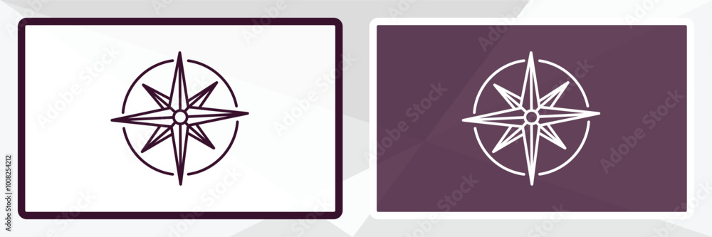 draw with compass outline icon. Linear vector from education concept. Thin line white and black draw with compass icon isolated on white and dark background draw with compass outline icon. Linear vector from education concept. Thin line white and black draw with compass icon isolated on white and dark background