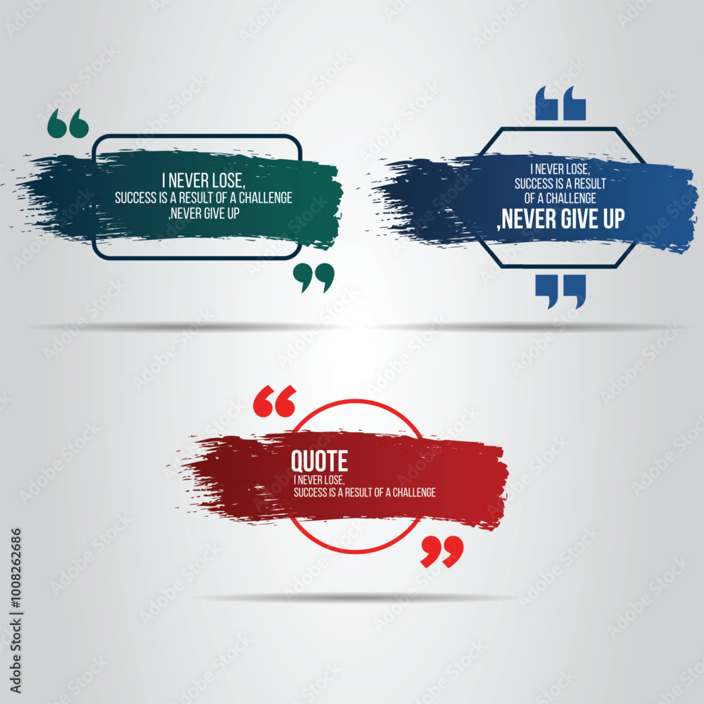 Φωτογραφία Quote infographic banner social media post media template