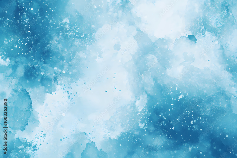 Abstract blue watercolor splash background, texture of water color for design Abstract blue watercolor splash background, texture of water color for design
