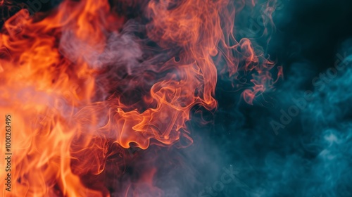 A Close Encounter with the Fluid Movements of Fire Smoke