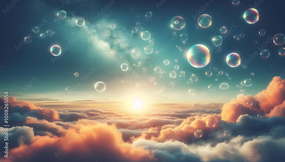 Bubble floating in the air sky outdoors nature. Bubble floating in the air sky outdoors nature.