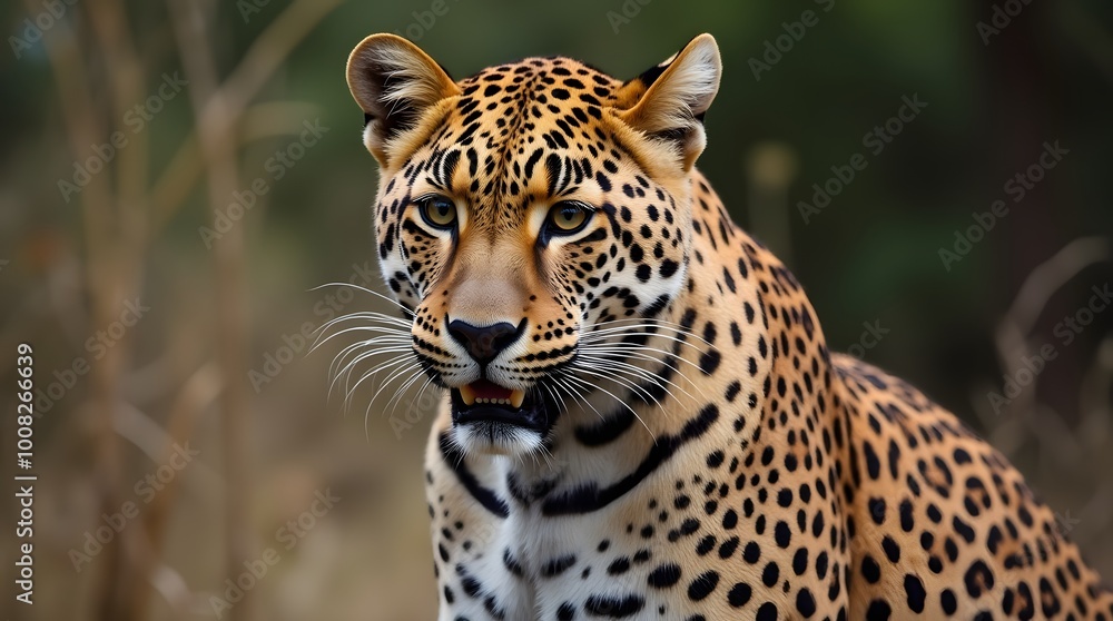 Obraz premium leopard portrait