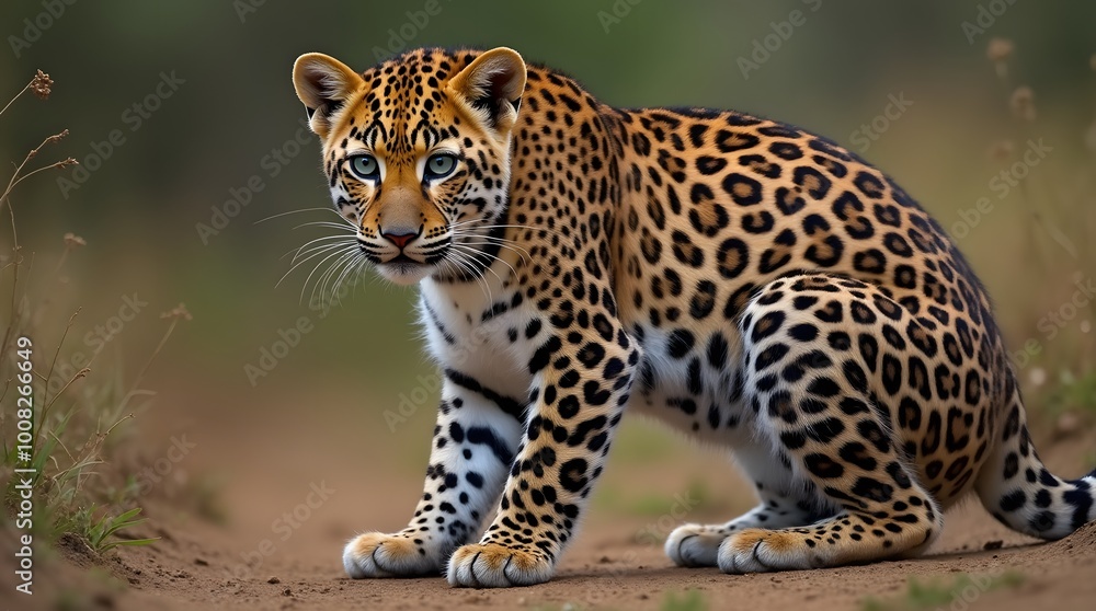 leopard portrait leopard portrait