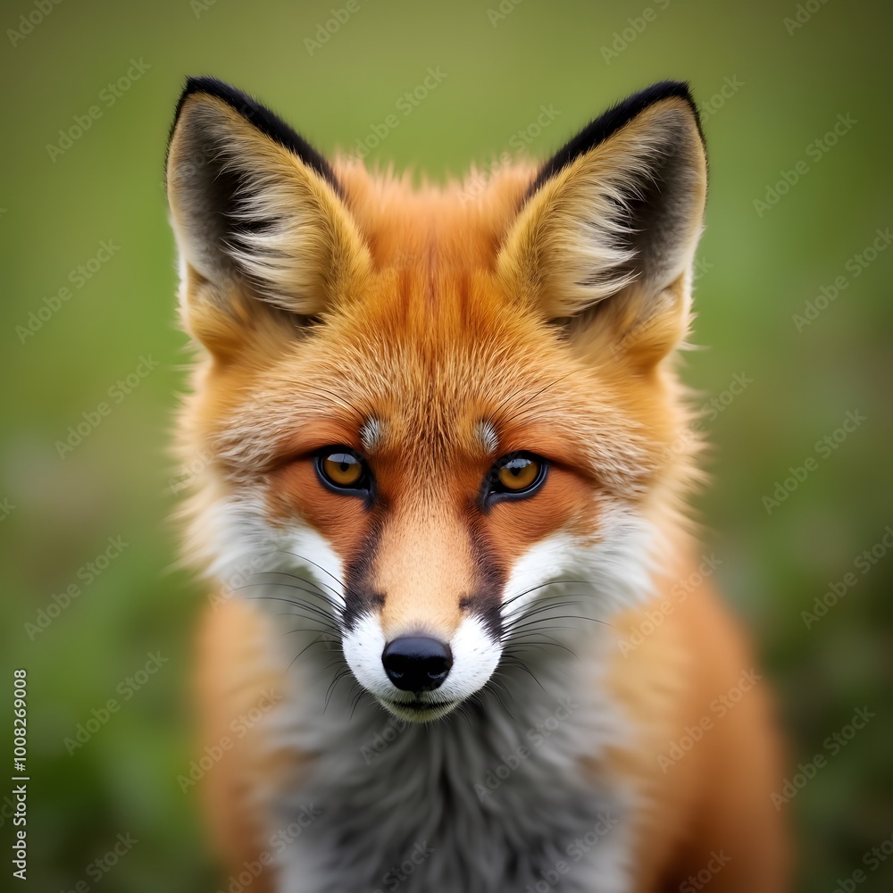 red fox closeup stock photo red fox closeup stock photo