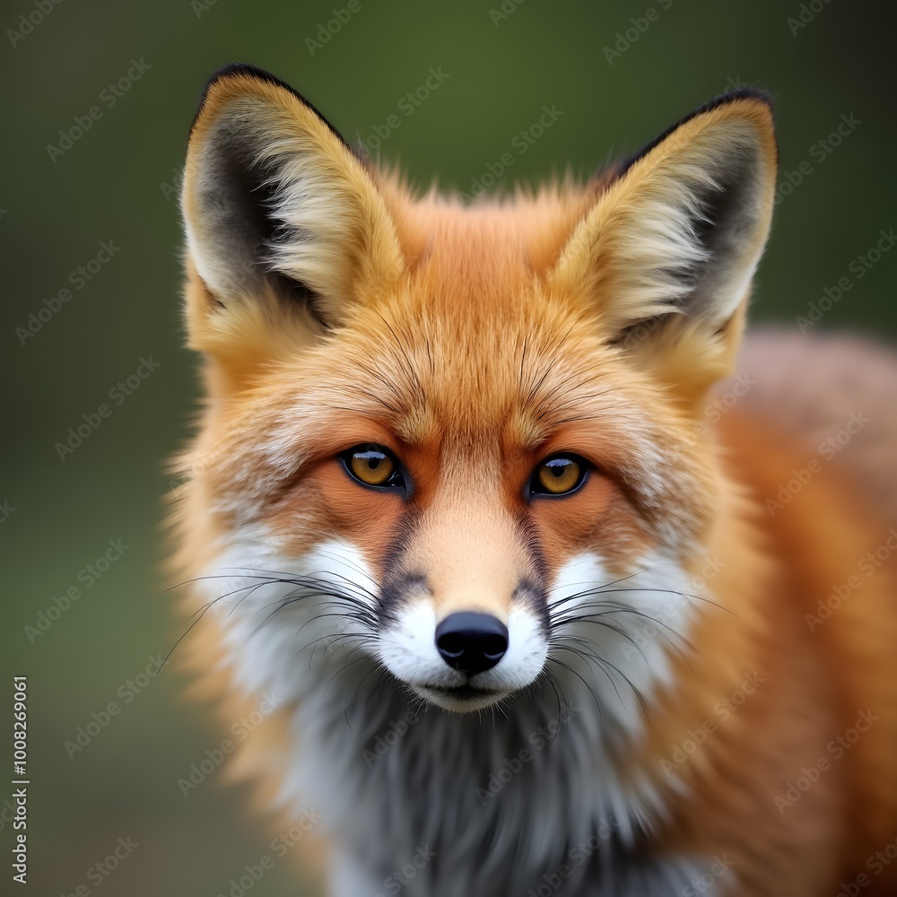 red fox closeup stock photo red fox closeup stock photo