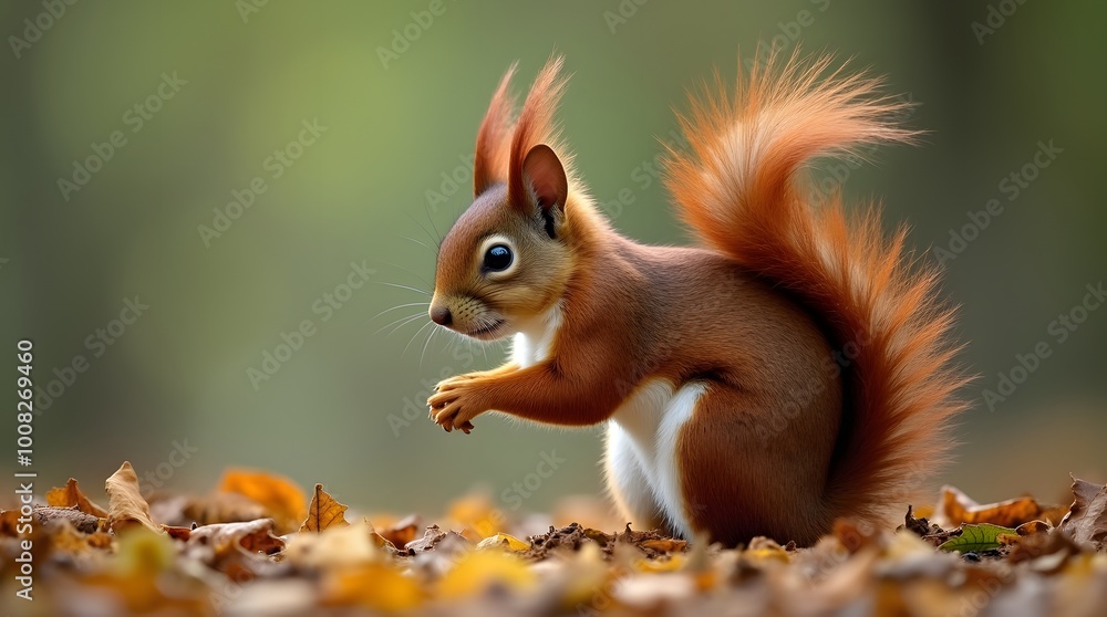 Obraz premium red squirrel