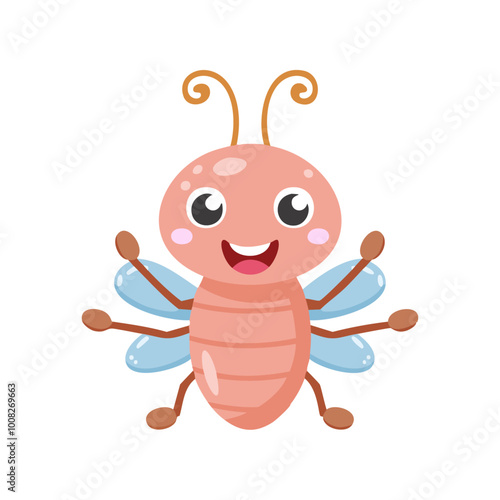 Cricket Insect Bug Animal Animation Kawaii Character Pest
