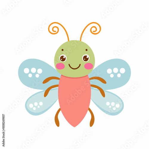 Cricket Insect Bug Animal Animation Kawaii Character Pest
