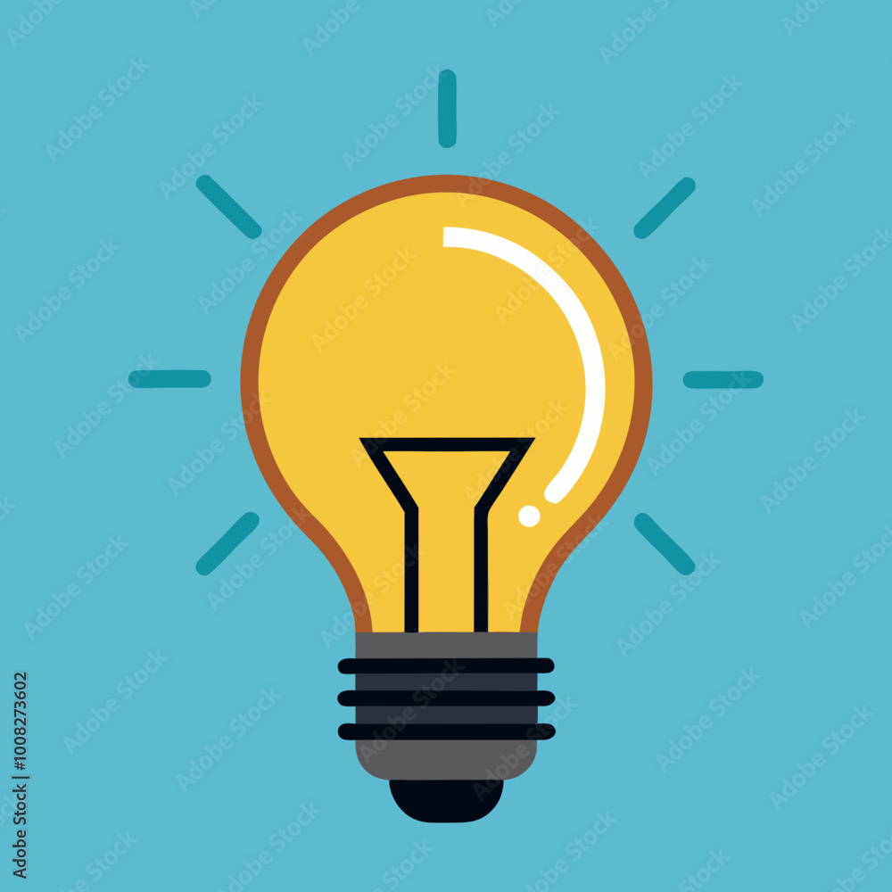 Fototapeta premium light bulb icon