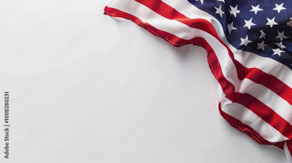 American Flag on a Windy Day American Flag on a Windy Day
