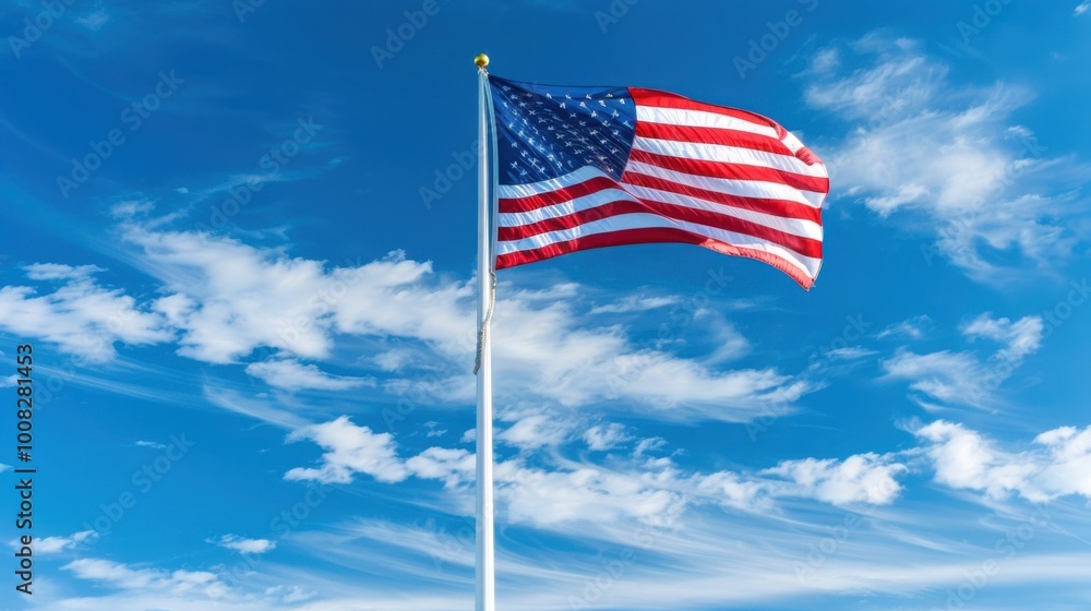 Patriotic Display of the American Flag Patriotic Display of the American Flag