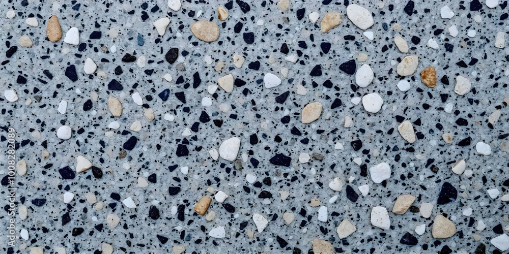 A close-up of speckled granite featuring various shades of gray, black, and white. The intricate patterns and textures showcase the natural beauty of the stone, making it ideal for architectural A close-up of speckled granite featuring various shades of gray, black, and white. The intricate patterns and textures showcase the natural beauty of the stone, making it ideal for architectural
