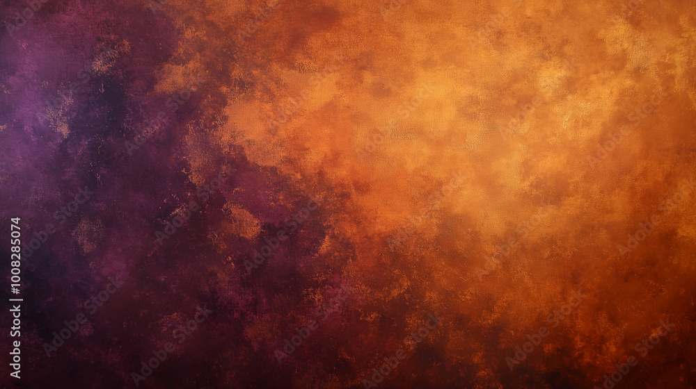 Rich gradient texture in dark orange, brown, and purple hues, featuring a cherry gold vintage background with space for design. Perfect for Halloween, Thanksgiving, and autumn-themed settings
Rich gradient texture in dark orange, brown, and purple hues, featuring a cherry gold vintage background with space for design. Perfect for Halloween, Thanksgiving, and autumn-themed settings