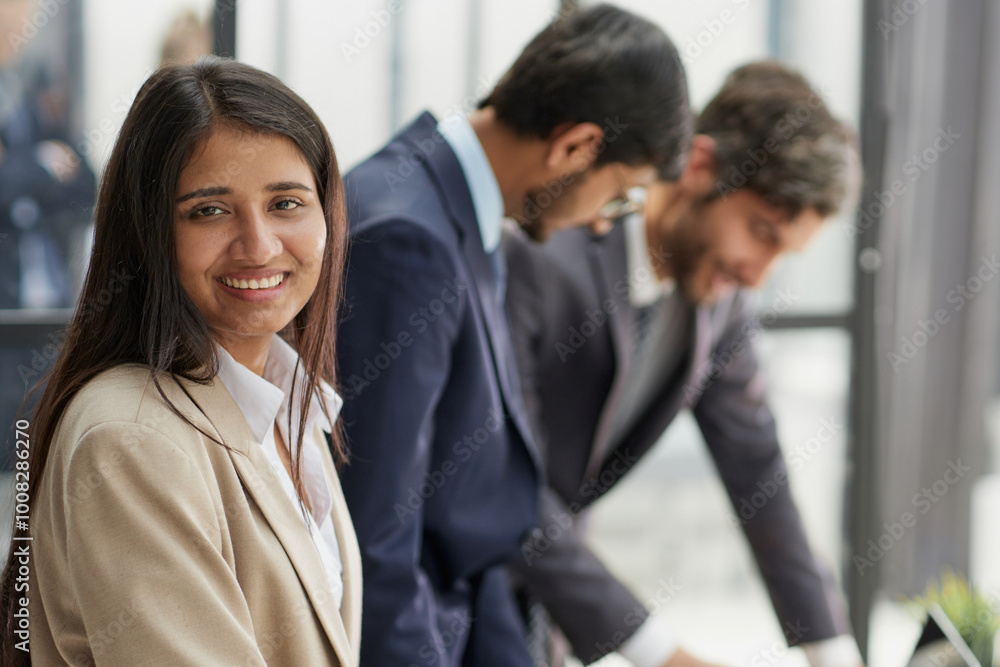 Business people conference in modern meeting room Business people conference in modern meeting room