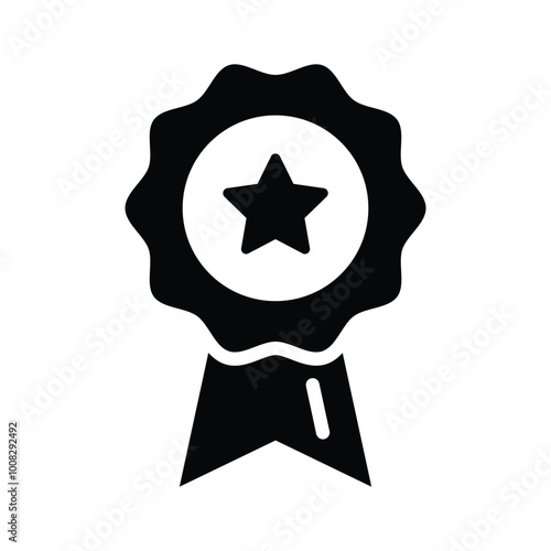 Gold star badge signifying an award or achievement in scientific research
