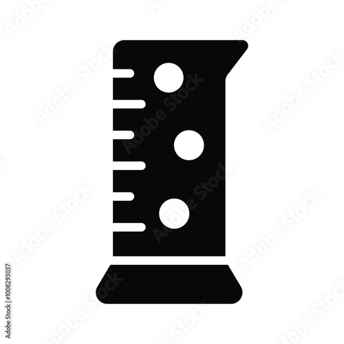 Graduated cylinder for accurately measuring liquids in experiments
