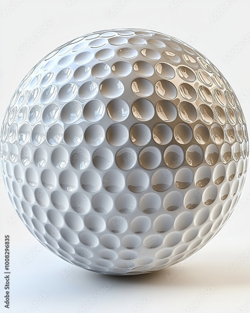 Stunning high-resolution image of a white golf ball on a vibrant green grass background in sunlight Stunning high-resolution image of a white golf ball on a vibrant green grass background in sunlight