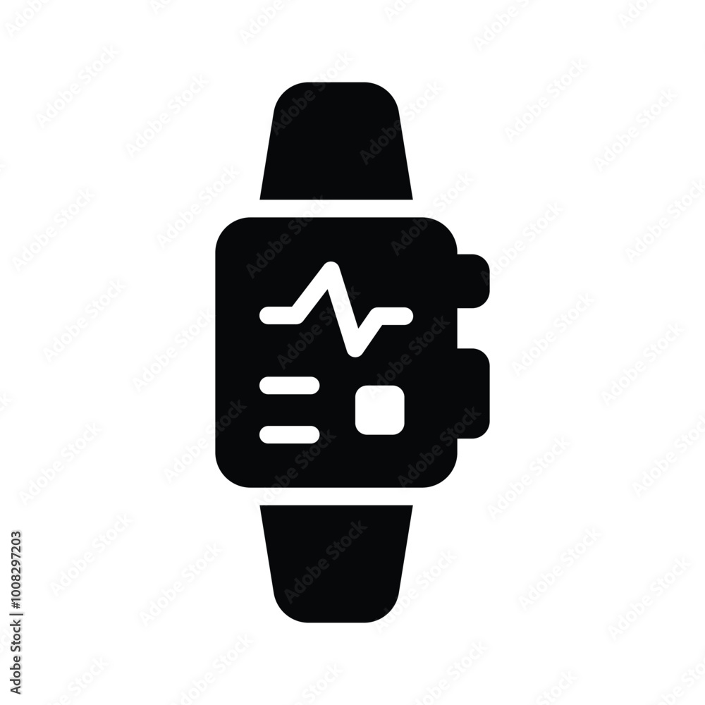 Smartwatch symbolizing wearable technology used in health and science Smartwatch symbolizing wearable technology used in health and science