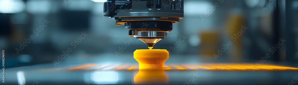3D Printer Creating Object Photo