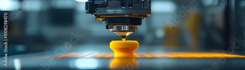 Obraz na płótnie 3D Printer Creating Object Photo w salonie