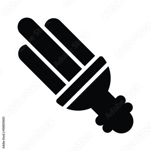 Energy efficient CFL light bulb used for saving electricity