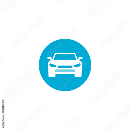 Car icon isolated on transparent background