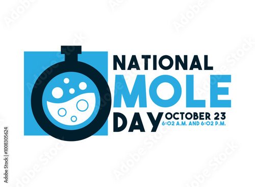 National Mole Day. October 23.