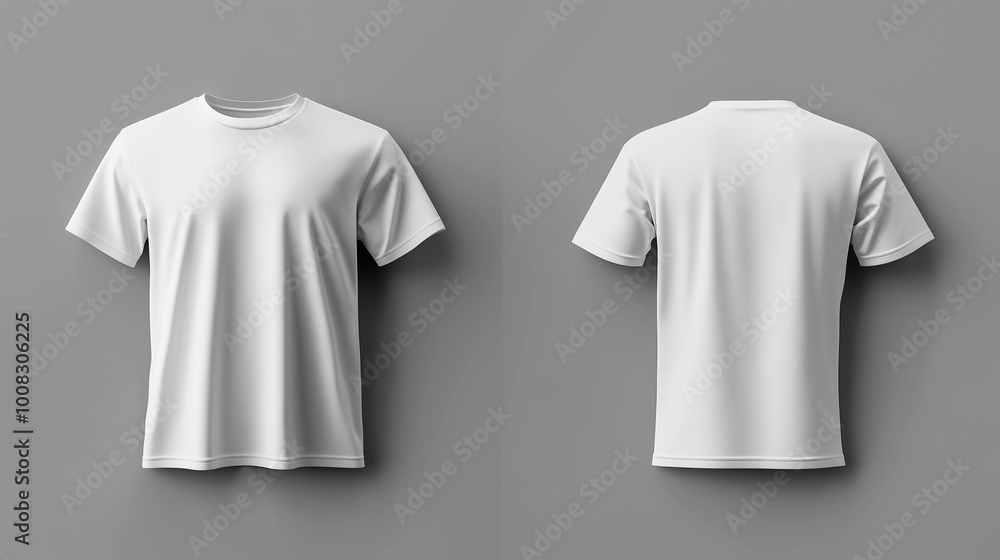 T-shirt mockup. White blank t-shirt front and back views. male clothes wearing clear attractive apparel tshirt models template | Generative AI
T-shirt mockup. White blank t-shirt front and back views. male clothes wearing clear attractive apparel tshirt models template | Generative AI