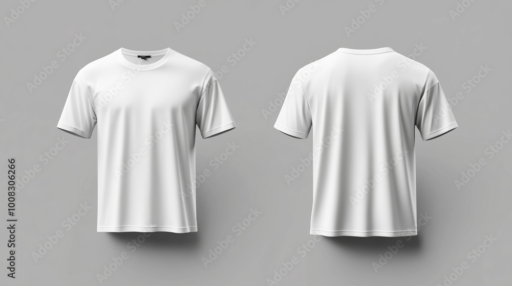 T-shirt mockup. White blank t-shirt front and back views. male clothes wearing clear attractive apparel tshirt models template | Generative AI
T-shirt mockup. White blank t-shirt front and back views. male clothes wearing clear attractive apparel tshirt models template | Generative AI