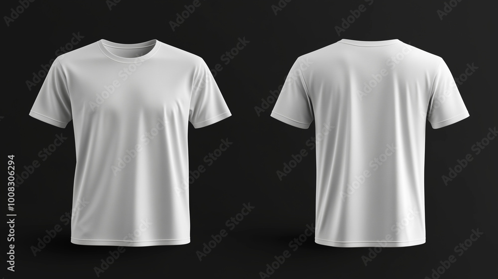 T-shirt mockup. White blank t-shirt front and back views. male clothes wearing clear attractive apparel tshirt models template | Generative AI
T-shirt mockup. White blank t-shirt front and back views. male clothes wearing clear attractive apparel tshirt models template | Generative AI