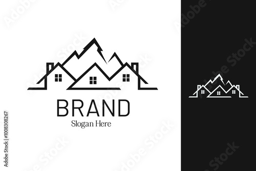 Mountain House Logo Design For Business