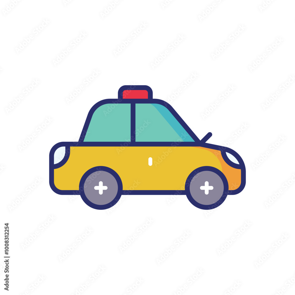 Trolley icon vector stock illustration Trolley icon vector stock illustration