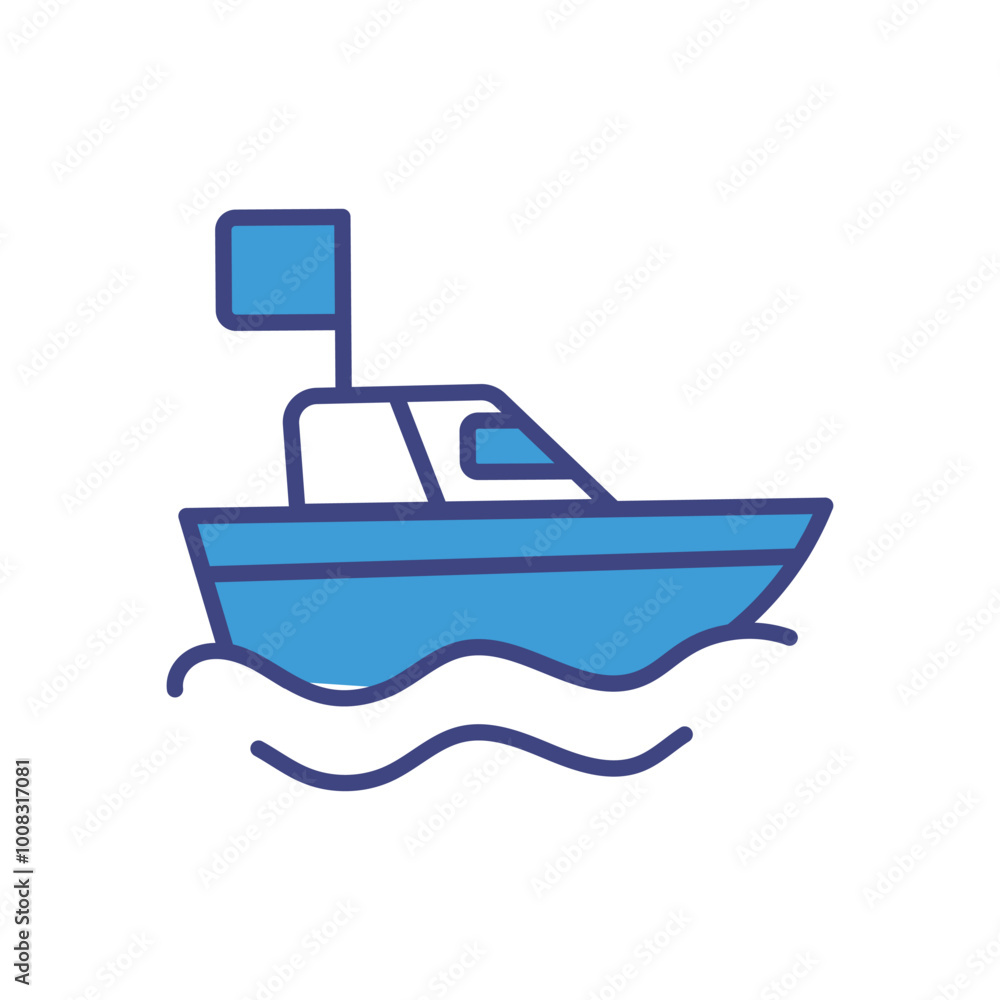 Boat icon vector stock illustration Boat icon vector stock illustration