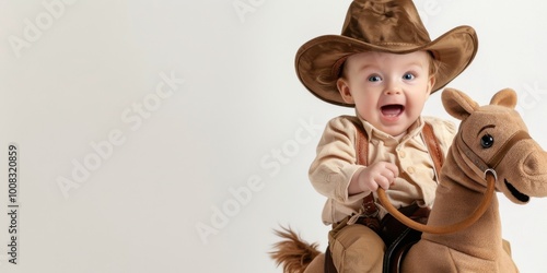 Baby Smiling in a Fantasy World photo