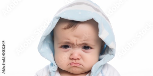 Baby Surrounded by Toy Animals photo