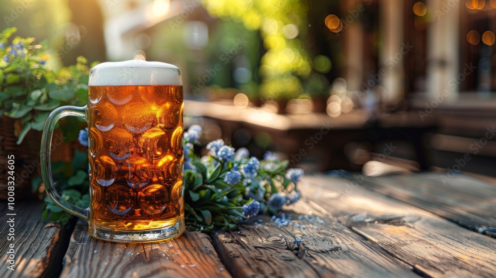 Oktoberfest background, copy space Oktoberfest background, copy space