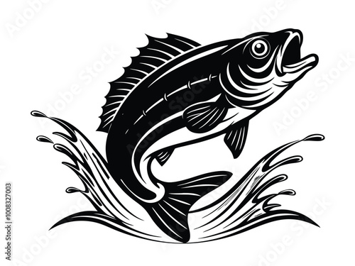 black and white fishes