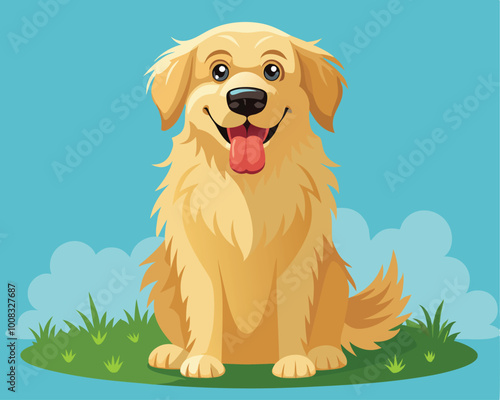 golden retriever puppy dog